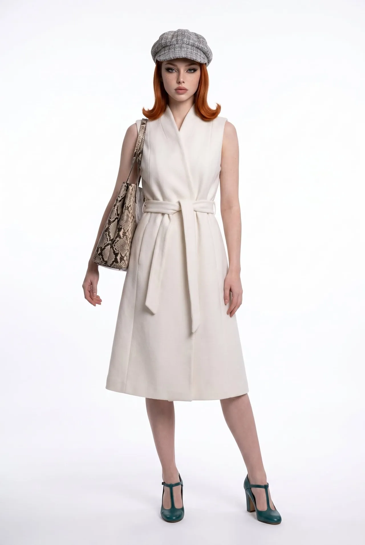 AI-generated fashion model photo for UGC ads — created with Ribbi, no filming required