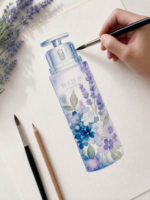 花瓶水彩绘画视频