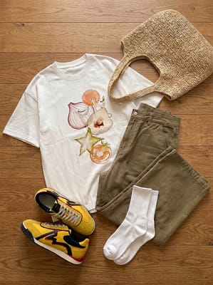 Outfit Flat Lay Style Card
