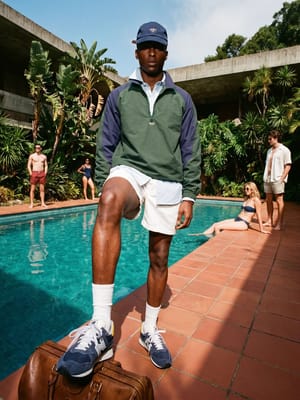Retro Summer Pool Shoot